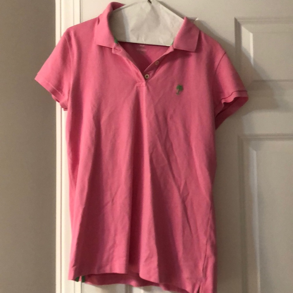 Lilly Pulitzer Pink Polo